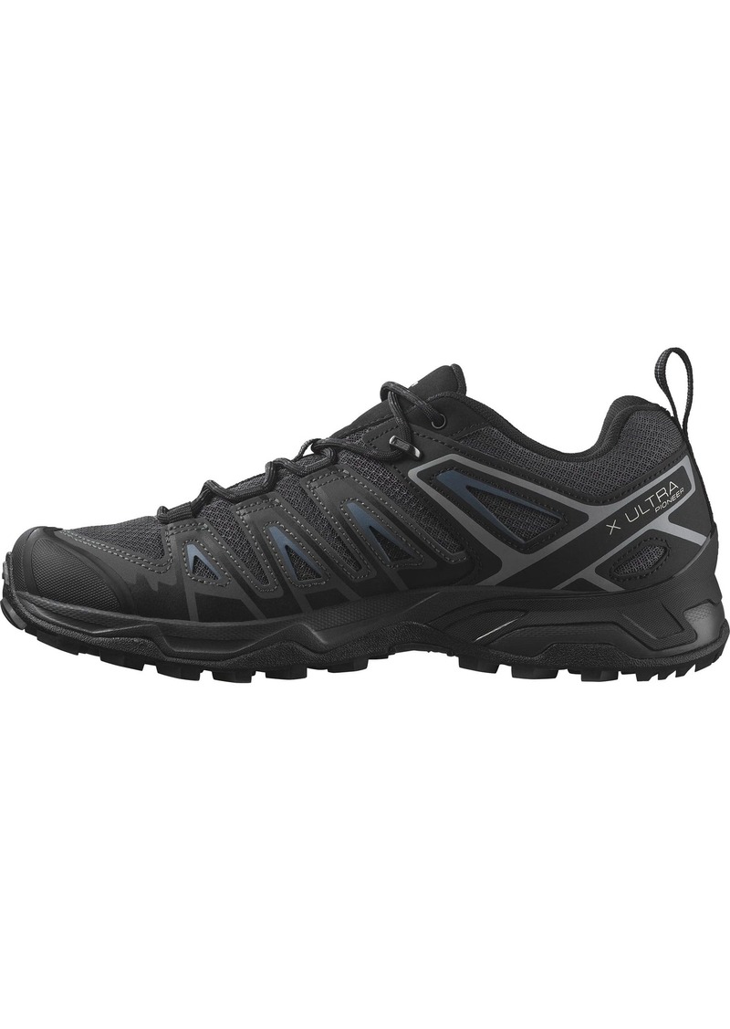 Salomon Men's X ULTRA PIONEER Hiking Shoes for Men  / Ebony / Blue Ashes