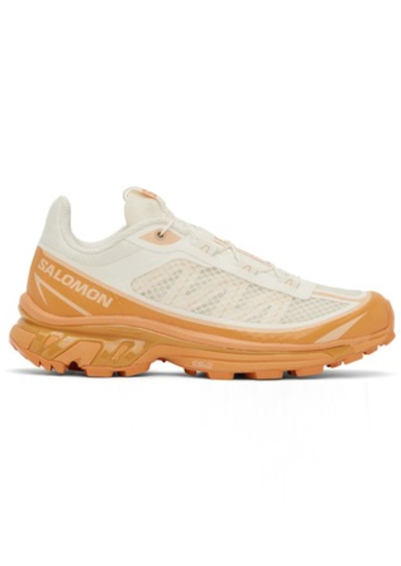 Salomon Orange & Off-White XT-6 FT Sneakers