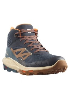 Salomon Outpulse Mid Gore-Tex® Hiking Shoe in Ebony/Vibrant Orange at Nordstrom