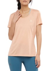 Salomon Women's Agile Short Sleeve T-Shirt, XS, Blue