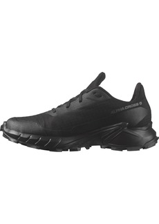 Salomon Women's ALPHACROSS 5 GORE-TEX Trail Running Shoes for Women Black / Black / Ebony