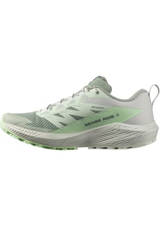 Salomon Women's SENSE RIDE 5 Trail Running Shoes for Women Lily Pad / Metal / Green Ash