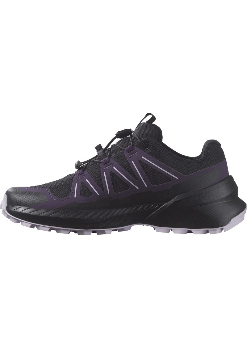 Salomon Women's SPEEDCROSS PEAK Trail Running Shoes for Women Black / Nightshade / Orchid Petal