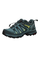 Salomon Women's X Ultra 3 GTX Hiking Shoes ARTIC/Darkest Spruce/Sunny Lime