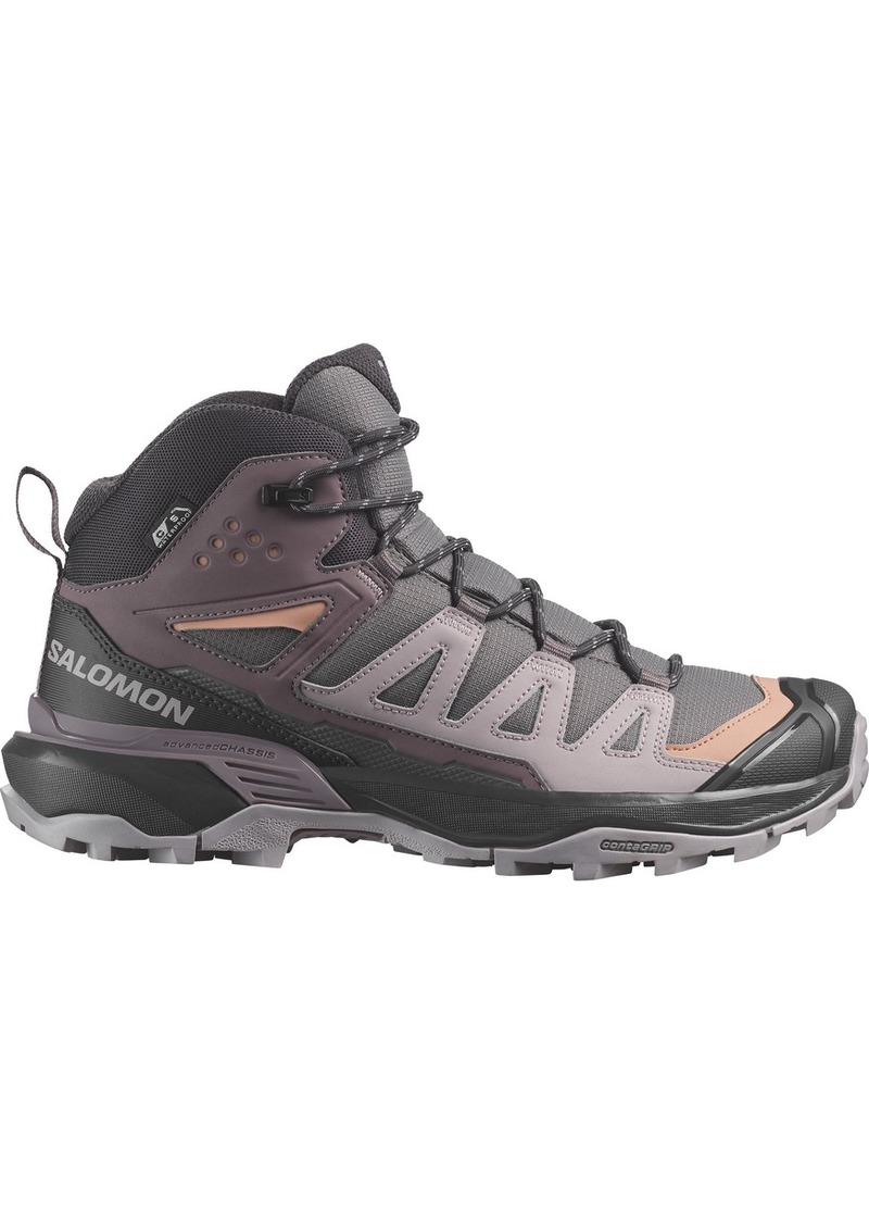 Salomon Women's X Ultra 360 Mid Climasalomon Waterproof Hiking Boots, Size 7.5, Purple