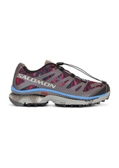 Salomon Xt-4 Og Sneaker In Black, Plum, Kitten, & Blue