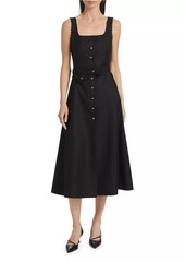 Saloni Bibba-B Belted Midi-Dress