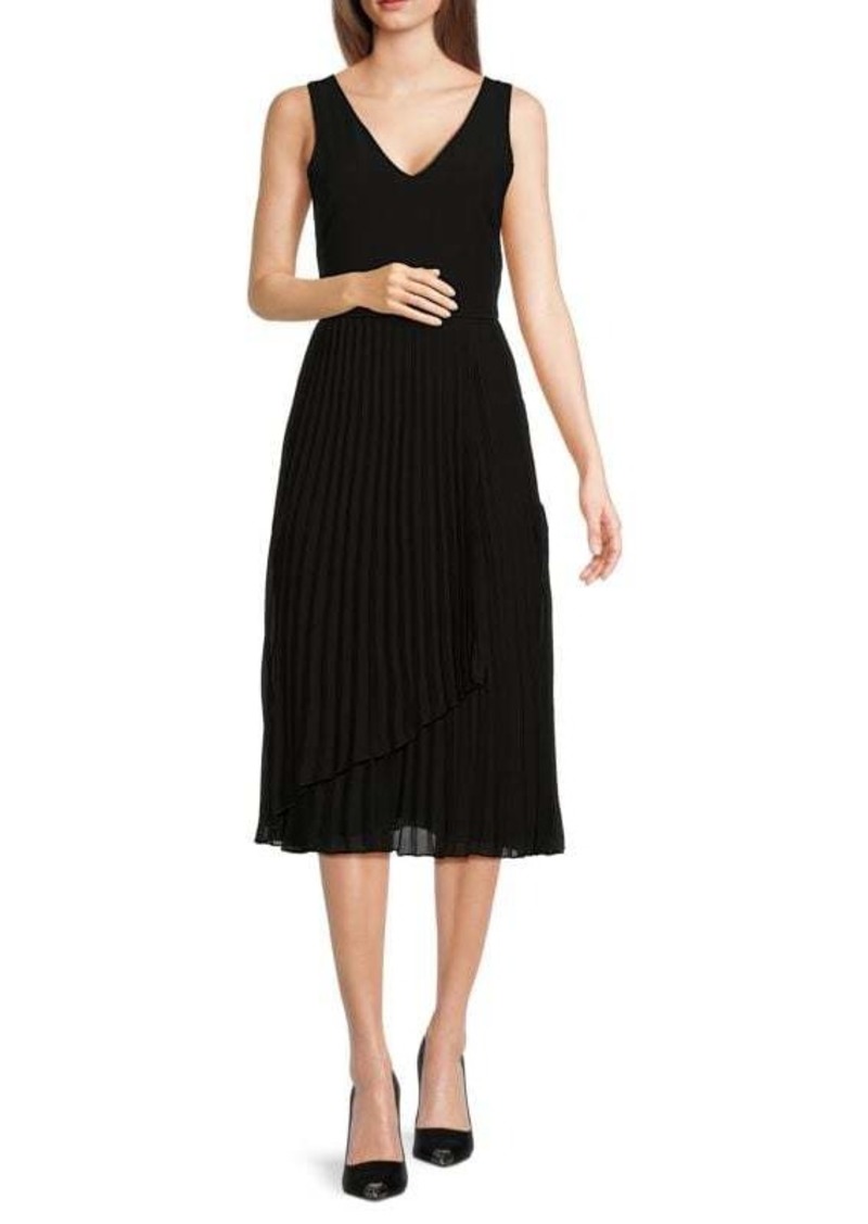 Sam Edelman Accordion Pleated Midi Dress