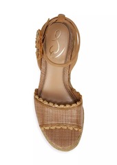 Sam Edelman Amber 50MM Macrame Wedge Sandals