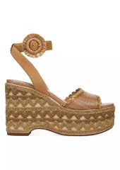 Sam Edelman Amber 50MM Macrame Wedge Sandals