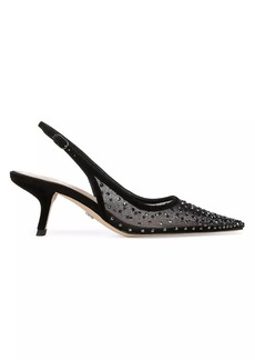 Sam Edelman Bianka 60MM Crystal-Embellished Mesh Pumps