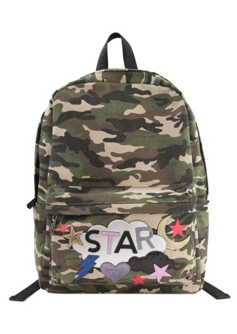 camo canvas backpack