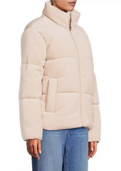 Sam Edelman Chenille Corduroy Puffer Jacket