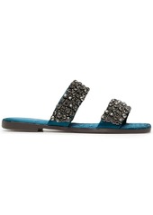 Sam Edelman crystal-embellished double-strap sandals