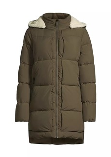 Sam Edelman Dimensional Hooded Puffer Coat