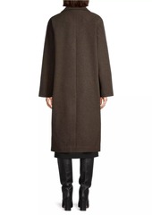 Sam Edelman Double-Breasted Long Coat