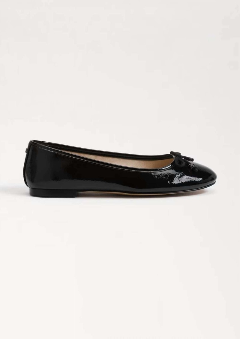 Sam Edelman Felicia Luxe Ballet Flat In Black Patent