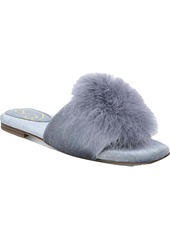 Sam Edelman Francie Womens Faux Shearling Slip On Slide Slippers