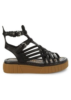 Sam Edelman Geana Leather Wedge Sandals