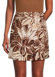 Sam Edelman Gramercy Floral Mini Skirt