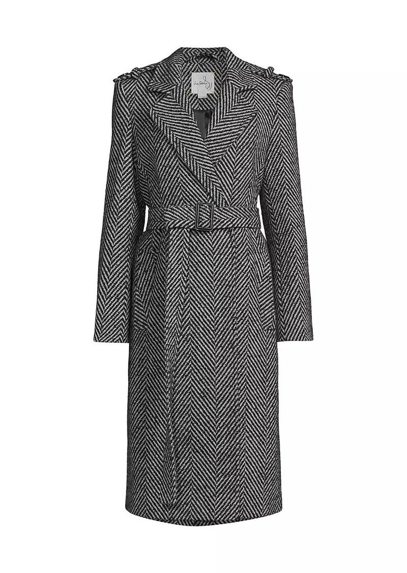 Sam Edelman Herringbone Wrap Coat