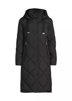 Sam Edelman Hooded Maxi Puffer Coat