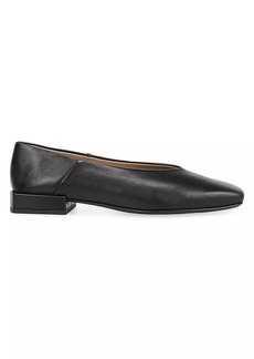 Sam Edelman Kasey Leather Square-Toe Flats