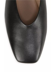 Sam Edelman Kasey Leather Square-Toe Flats