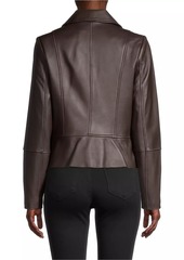Sam Edelman Peplum Leather Jacket
