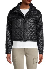 Sam Edelman Quilted Packable Cropped Jacket