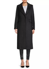 Sam Edelman Reefer Wool-Blend Coat