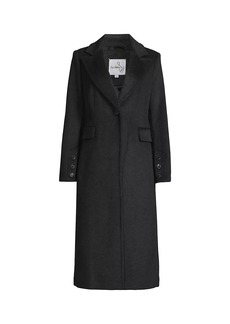 Sam Edelman Reefer Wool-Blend Coat