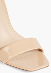 Sam Edelman - Daniella faux patent-leather sandals - Neutral - US 5.5