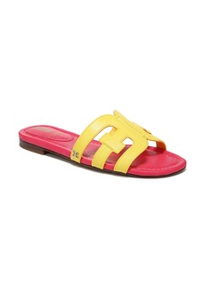 Sam Edelman Bay Cutout Slide Sandal - Wide Width Available in Mimosa Yellow/Ultra Fuchsia at Nordstrom Rack