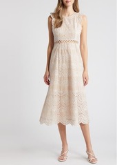 Sam Edelman Eyelet Midi Dress