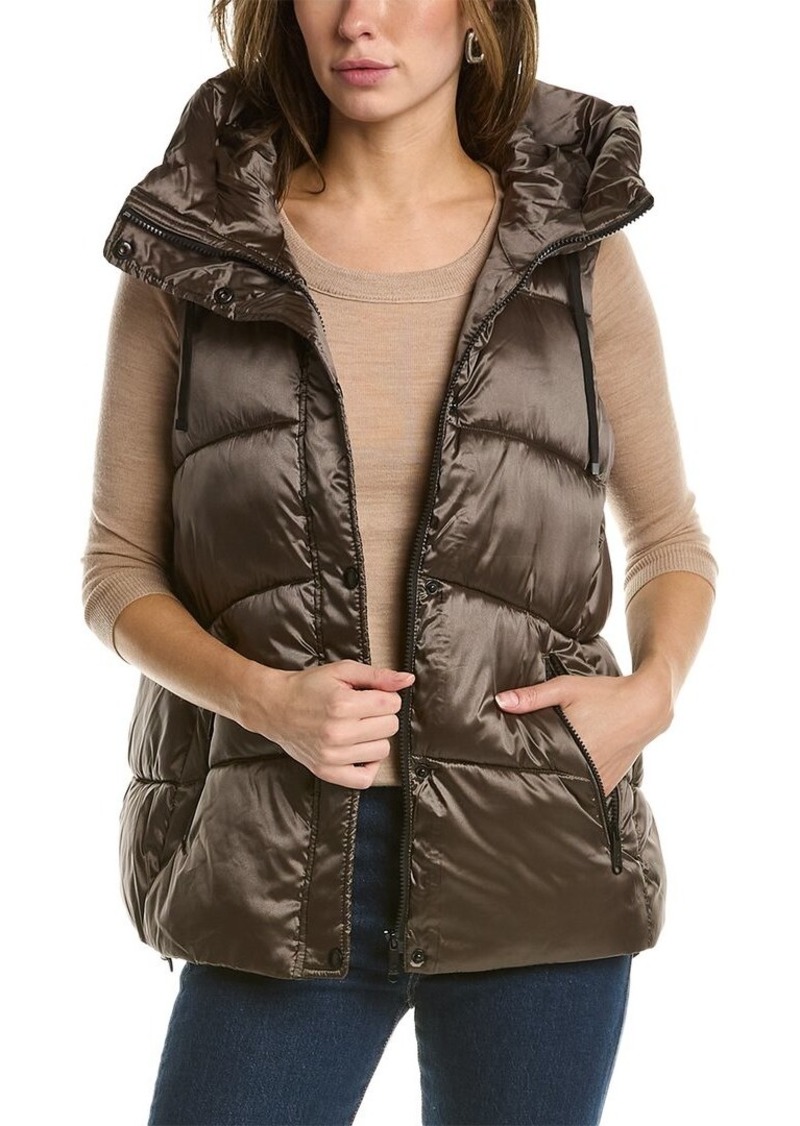 Sam Edelman Hooded Funnel Puffer Vest