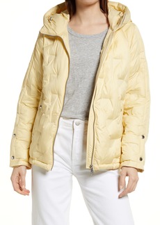 Sam Edelman Hooded Quilted Jacket in Yellow at Nordstrom