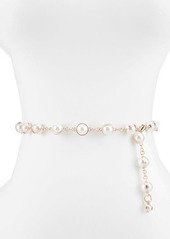 Sam Edelman Imitation Pearl Chain Belt at Nordstrom