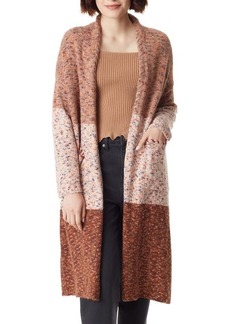 Sam Edelman Nyla Marled Colorblock Bouclé Sweater Coat