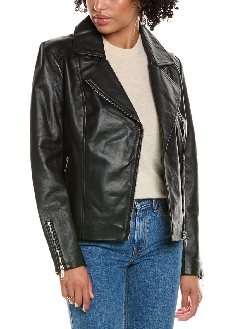 Sam Edelman Promo Leather Moto Jacket