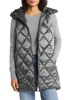 Sam Edelman Quilted Hooded Water Repellent Vest