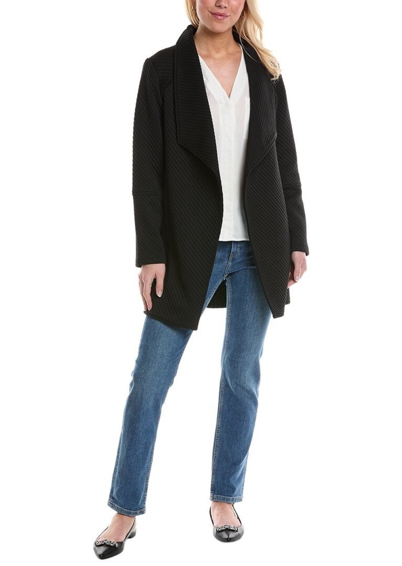 Sam Edelman Ribbed Draped Front Jacket