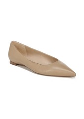 Sam Edelman Stacey Pointed Toe Flat in Soft Beige at Nordstrom