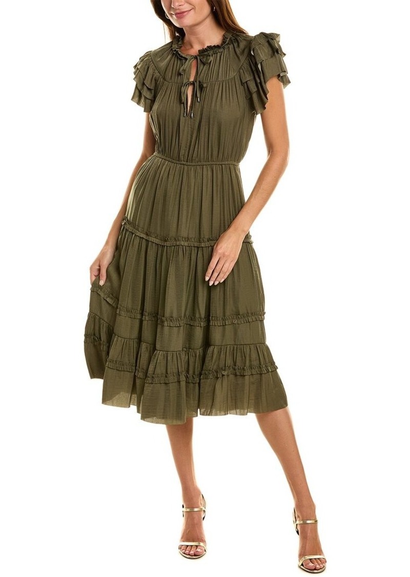 Sam Edelman Tiered Ruffle Midi Dress