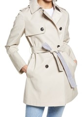 Sam Edelman Water Repellent Trench Coat in Light Sand at Nordstrom