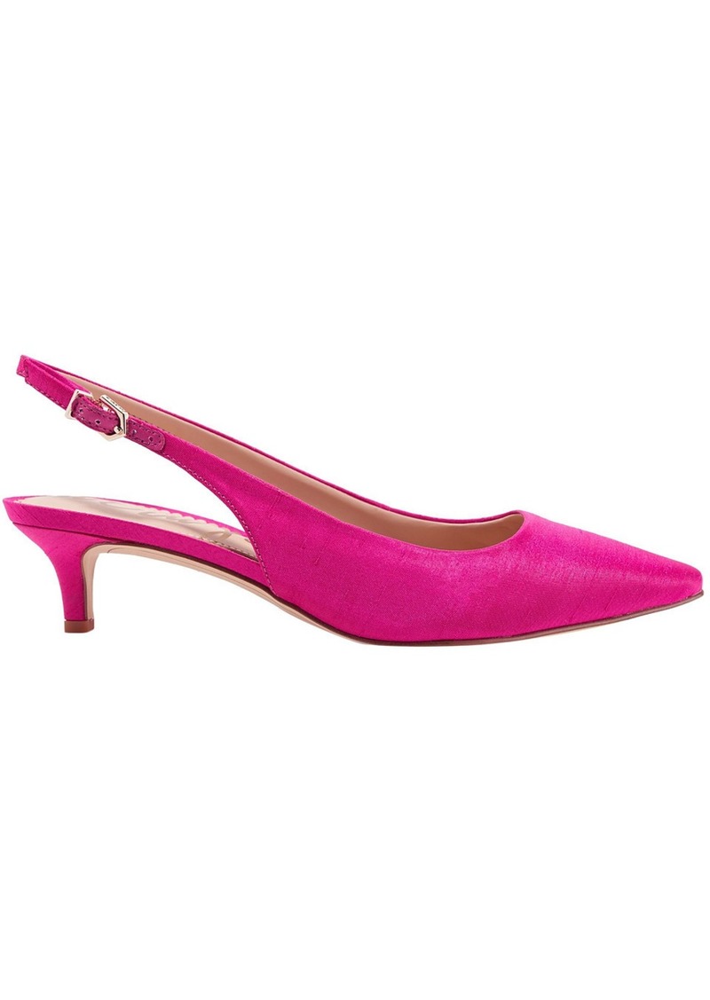 bright pink pumps