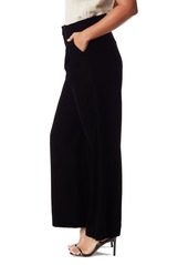 Sam Edelman Women's Aminah Wide-Leg Trousers - Black Velvet