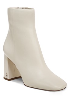 Sam Edelman Women's Codie Square-Toe Flared-Heel Booties - Modern Ivory