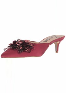 Sam Edelman Women's Dorcy Shoe Beet red Satin  M US