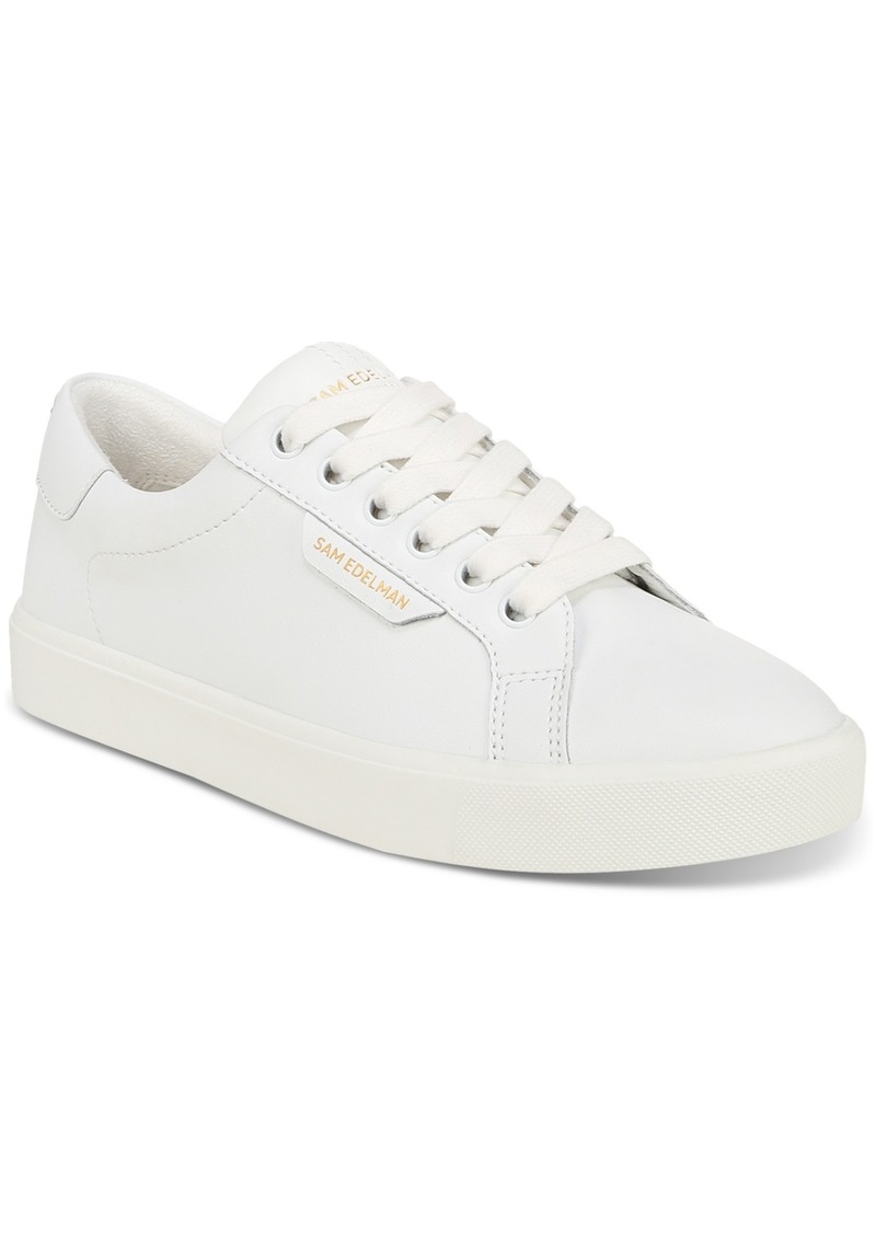 Sam Edelman Women's Ethyl Lace-Up Low-Top Sneakers - Heritage White